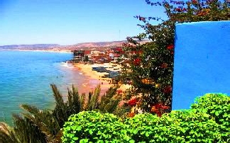 magic beach of Taghazout