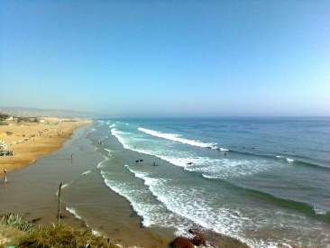 paradis beaches of taghazout, clean and large to sty and sweem 