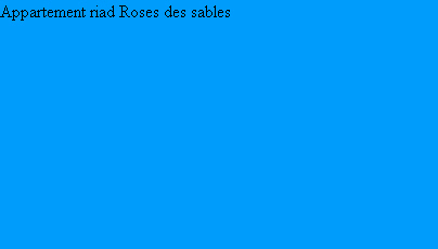 Appartement riad Roses des sables